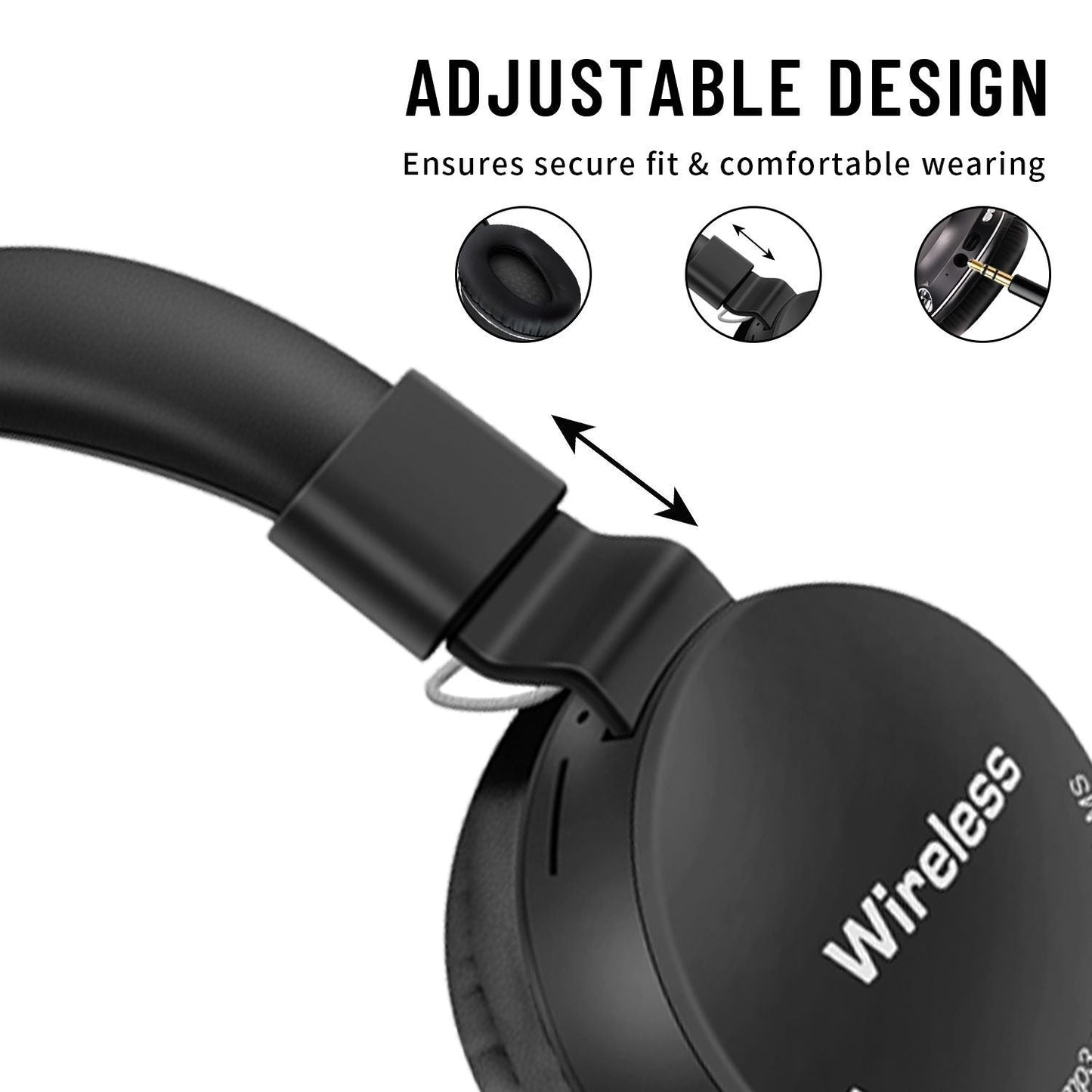 AKZ‑B67 Bluetooth Headset with Flashlight & FM Radio – 10h Playtime eprolo