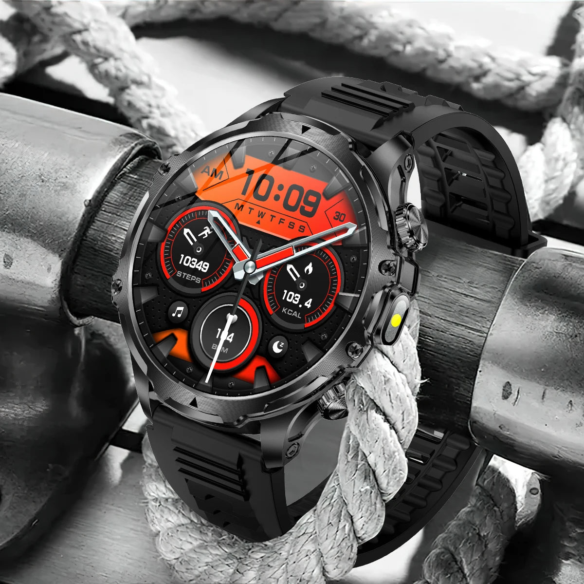 AK75 Smart Watch for Men | Outdoor Sports, BT Calling, 700mAh Battery, Waterproof eprolo