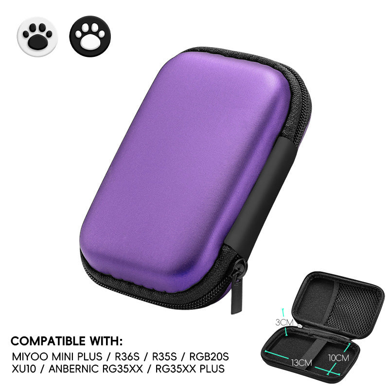 Protective EVA Hard Shell Bag for R35S R36S RG35XX Handheld Game Consoles eprolo