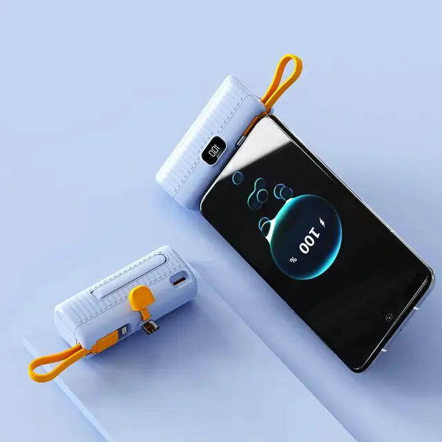 Mini 3000mAh/5000mAh Power Bank Built-in Cable for iPhone & Type-C Devices eprolo
