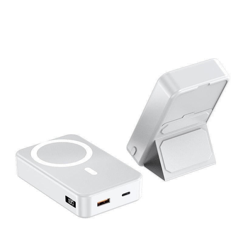 A27-1 10000mAh Magnetic Wireless Power Bank 22.5W Fast-Charger & Stand - Lumic Deals