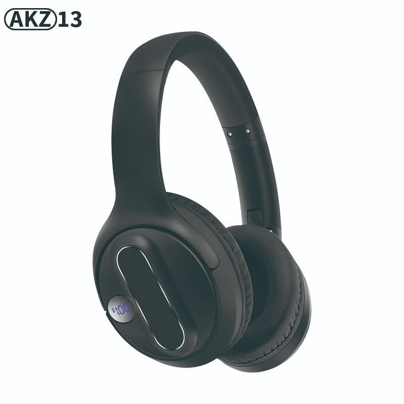 AKZ-13 Wireless Bluetooth Headset: Foldable, 17H Playtime, Hi-Fi Sound, Battery Display eprolo