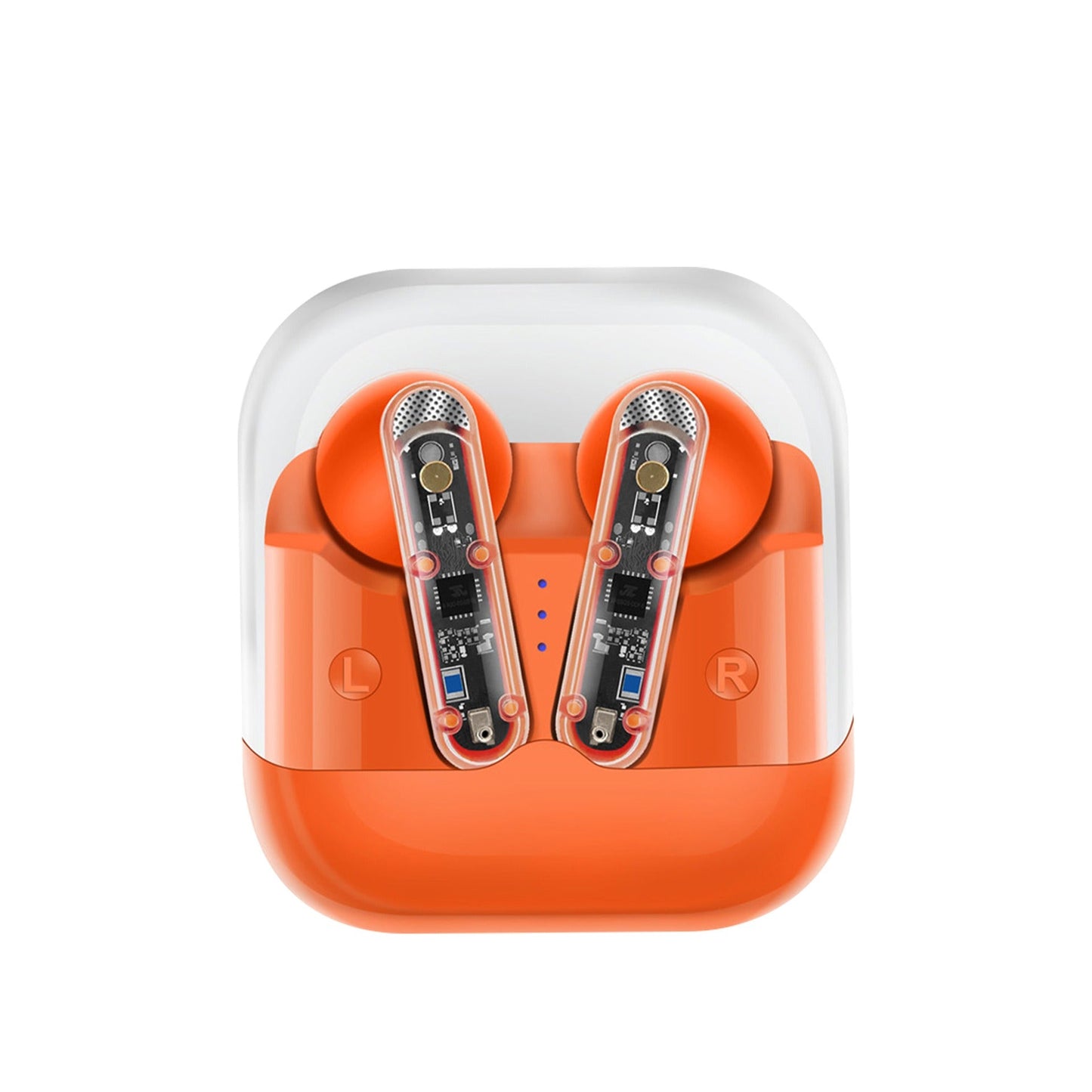 AKZ-S26 Wireless Sports Earphones, Mini Transparent Shell, TWS, Heavy Bass, Type-C Charging eprolo