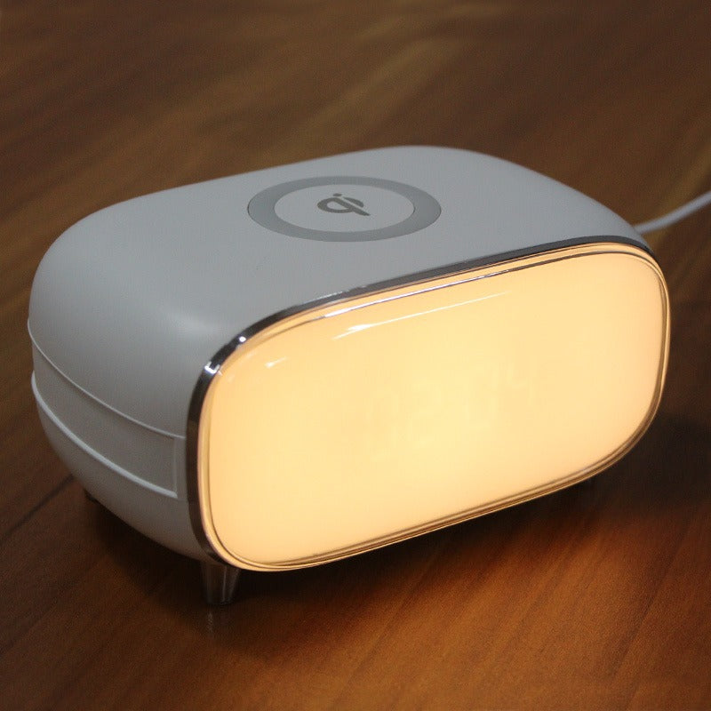 XH-329 Smart Sunrise Alarm Clock with 10W Qi Wireless Charging Night Light eprolo