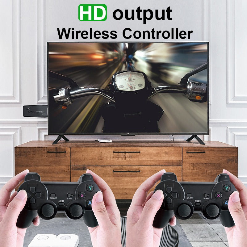 M8 Retro Game Stick Console: 10,000+ Games, 4K HDMI, Dual Wireless Controllers eprolo