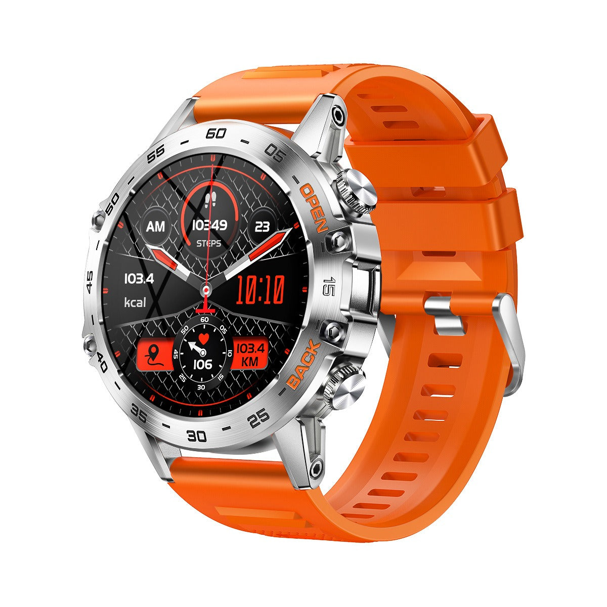K52 Smart Watch 1.39" HD Bluetooth Call Fitness Tracker Heart Rate Monitor eprolo