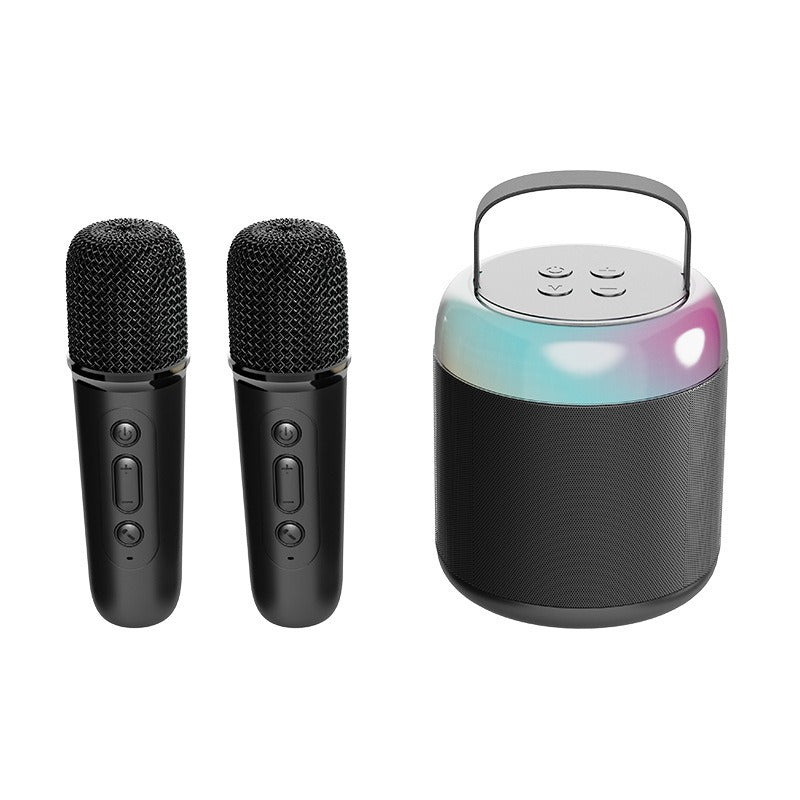 Y1 Mini Wireless Karaoke Bluetooth Speaker w/ Wireless Mic, Portable Home KTV eprolo