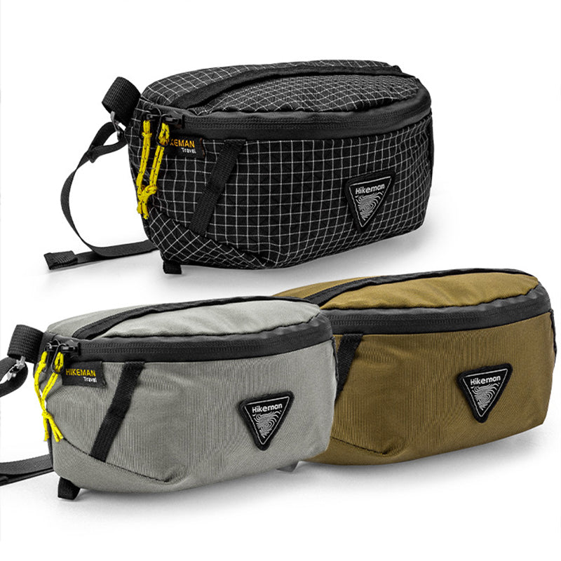 Hikeman Outdoor Waist Bag, Expandable, Lightweight, Waterproof for Hiking & Travel eprolo