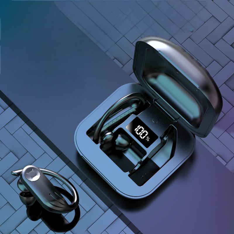 B1 TWS Bluetooth 5.0 Earphones Sports Sweatproof Wireless Earbuds with LED Display eprolo