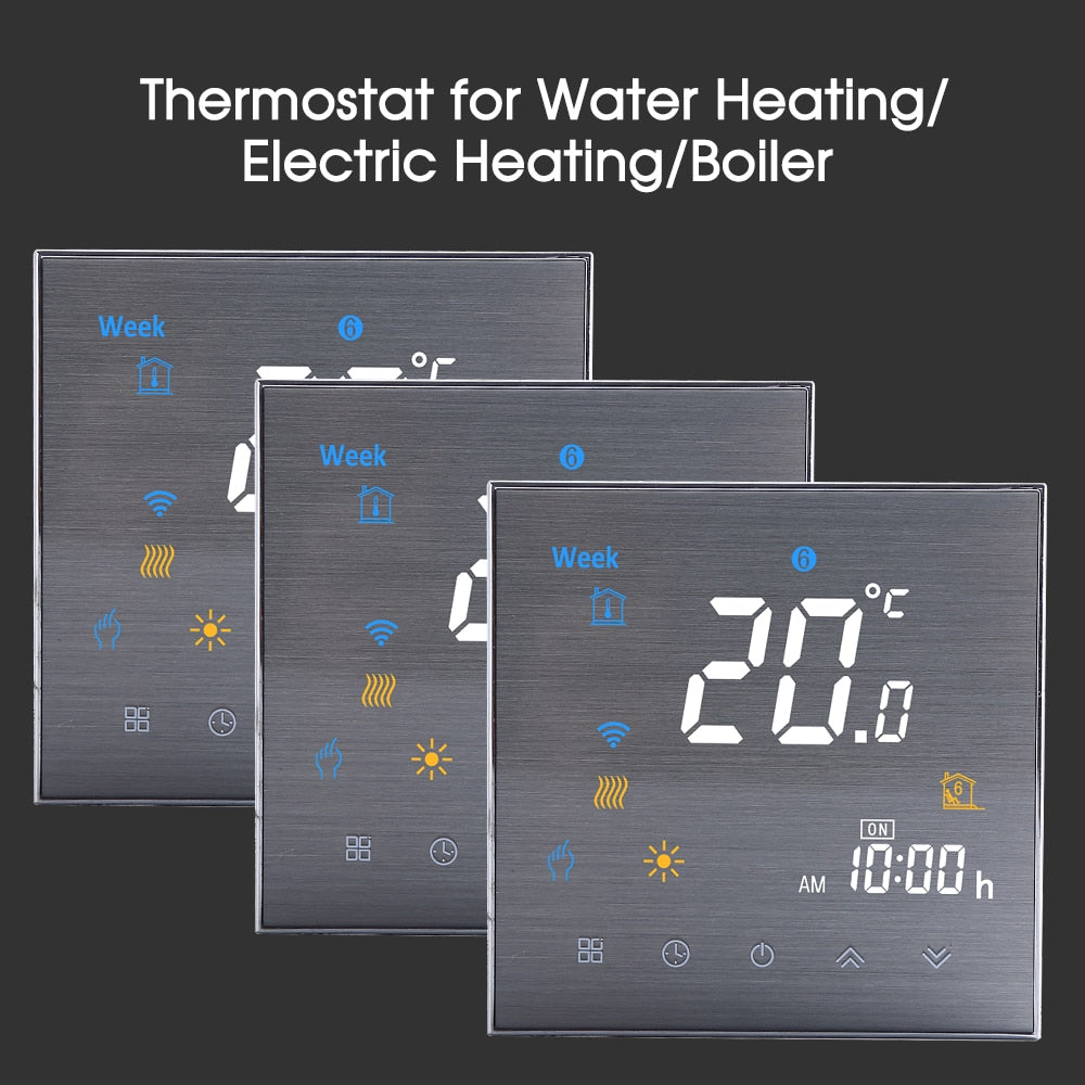 BTH-3000L WiFi Smart Thermostat for Water Heating, LCD Display, Voice Control, Google Home eprolo