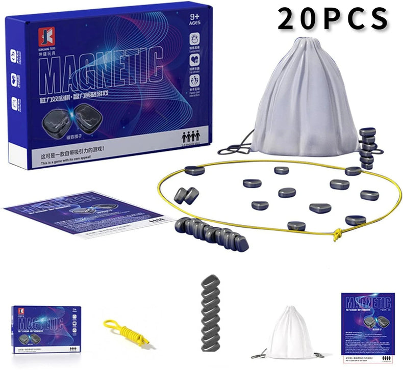 Magnetic Chess Game Set - Intelligence Strategy Board Game for Kids & Adults, 20 PC Educational Toy eprolo