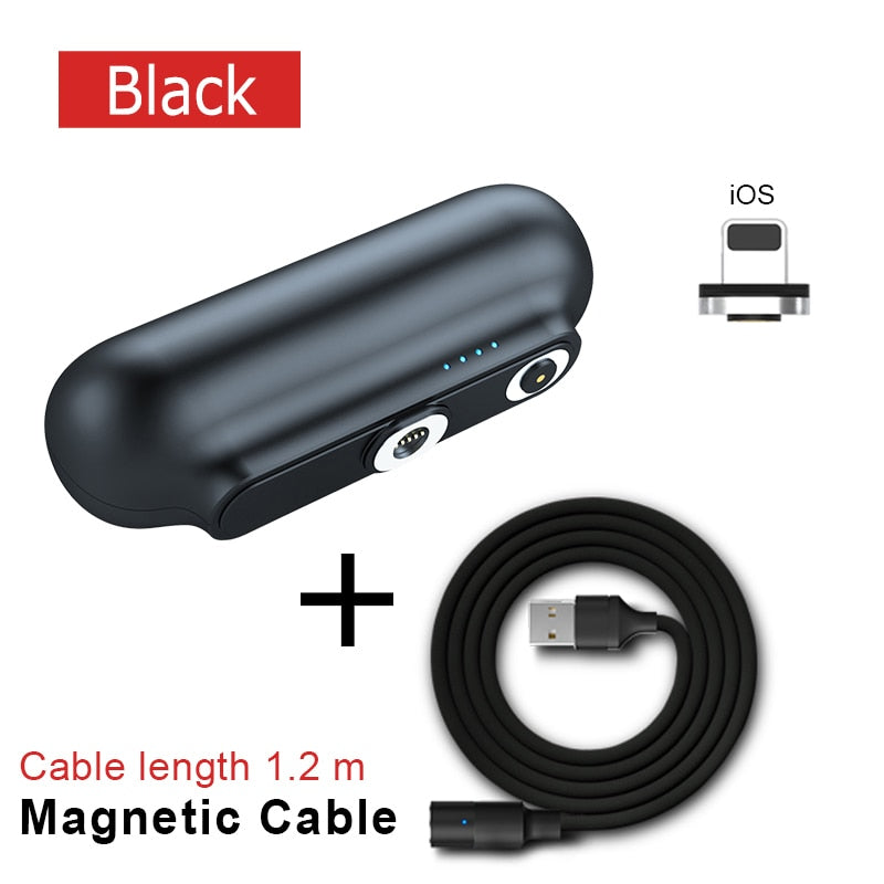 Magnetic Power Bank 2600mAh Portable Charger for iPhone Android Type-C - Mini Wireless External Battery eprolo