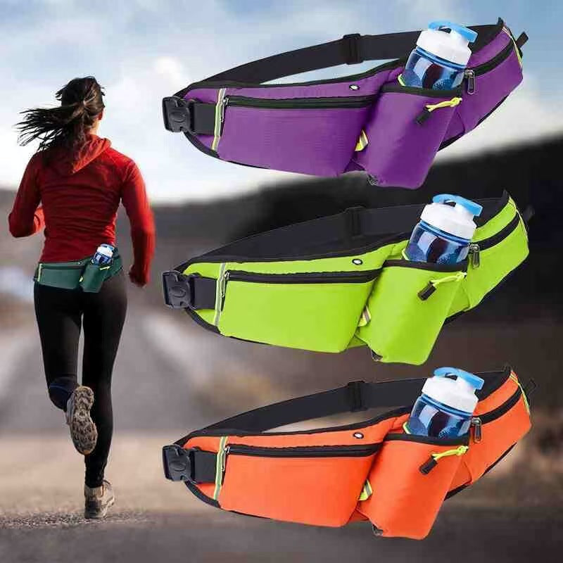 Multifunctional Sports Waist Bag with Water Bottle Holder for Running & Hiking eprolo