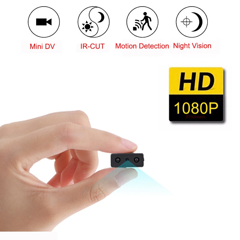 Mini Camera HD 1080P with Night Vision & Motion Detection, Compact Security Cam eprolo