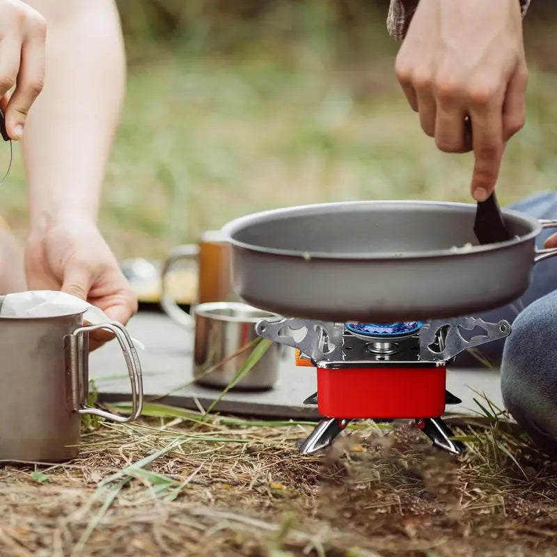 Portable Camping Stove Windproof Backpacking Gas Burner for Outdoor Cooking Picnic eprolo