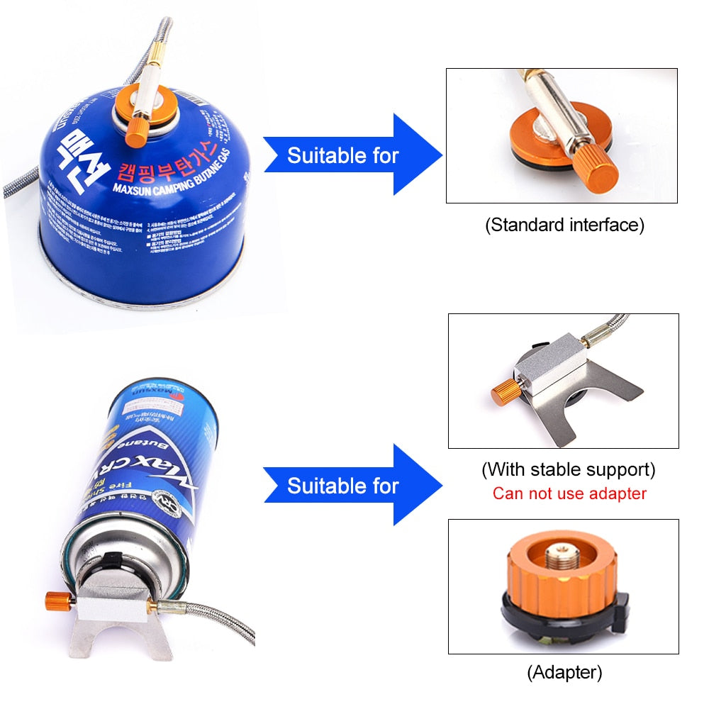 WIDESEA 3000W Portable Folding Camping Gas Stove with Piezo Ignition eprolo