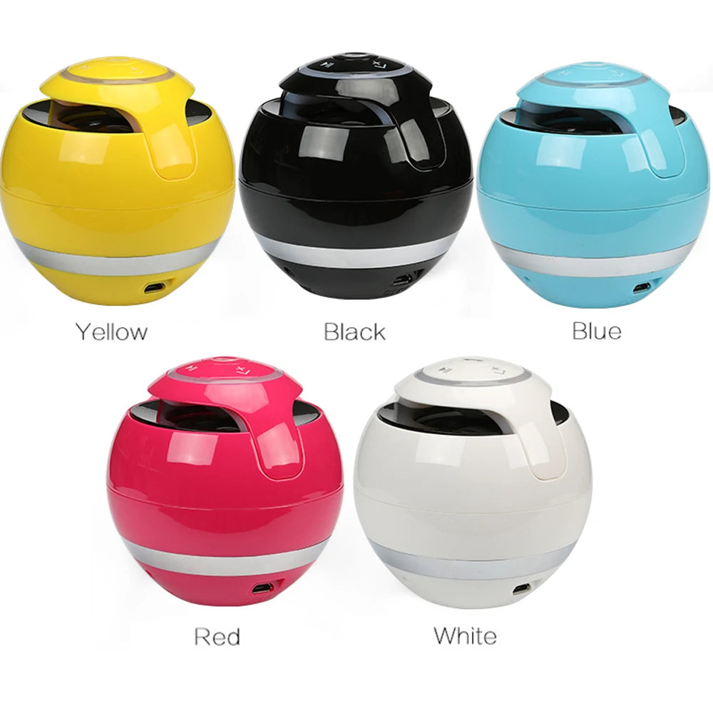 Mini Portable Bluetooth Speaker FM Radio TF Card Bass LED Mic Wireless eprolo