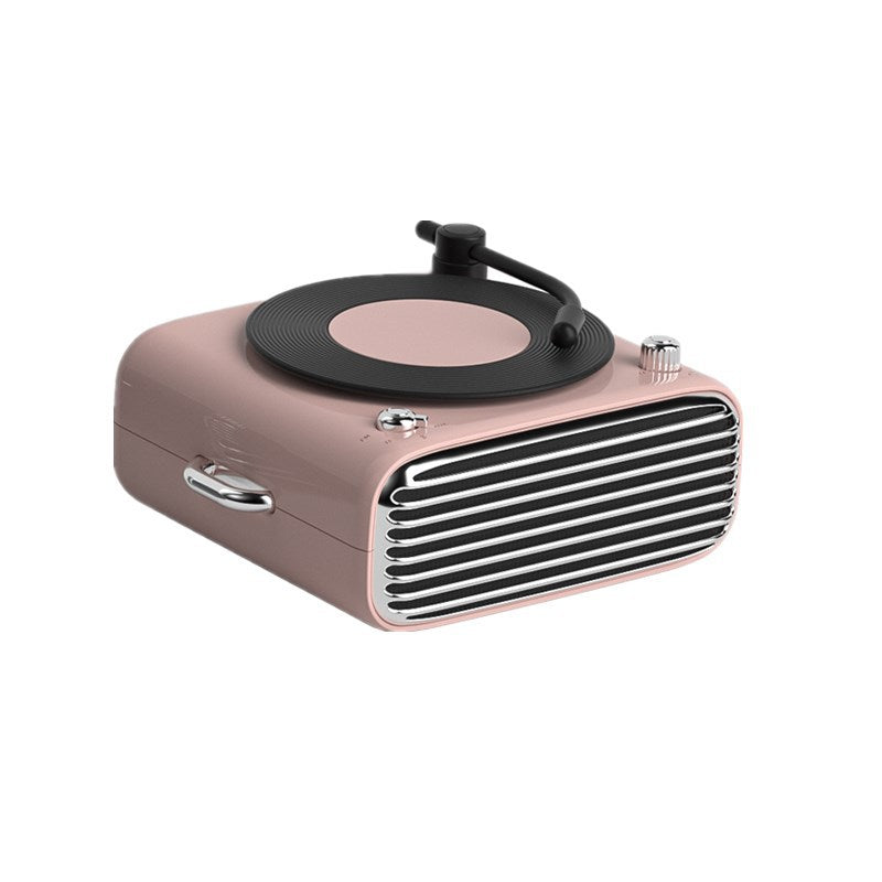 D10 Mini Vinyl‑Style Bluetooth Speaker with Aromatherapy Diffuser eprolo