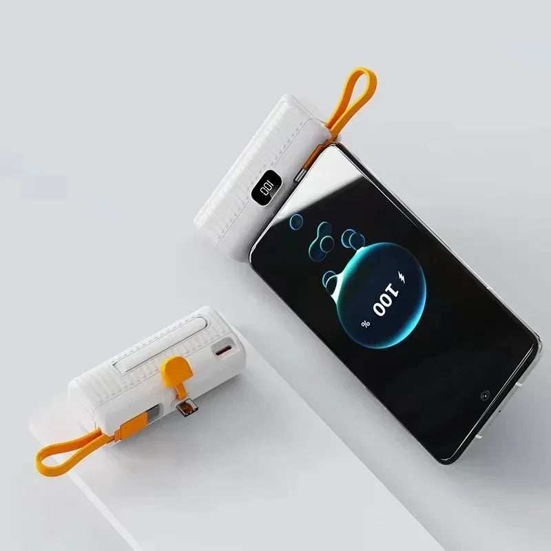 Mini 3000mAh/5000mAh Power Bank Built-in Cable for iPhone & Type-C Devices eprolo