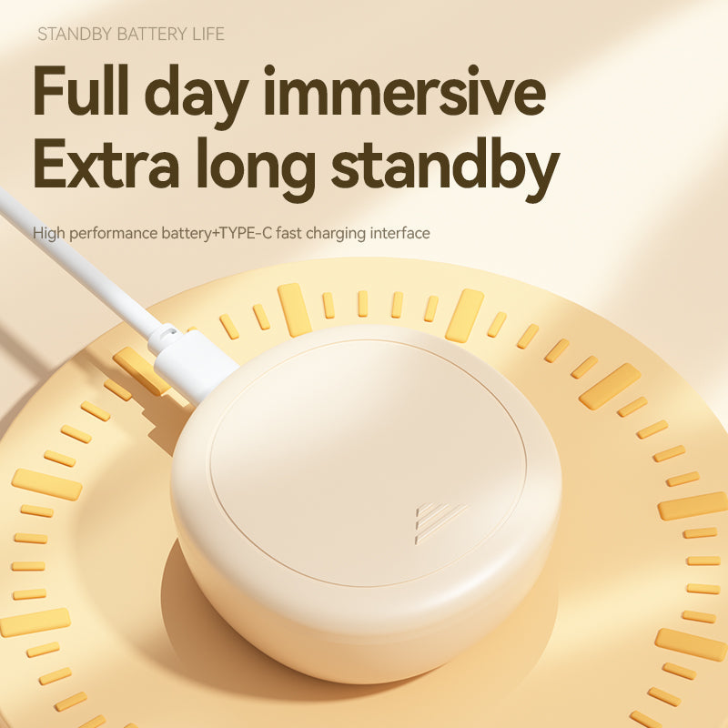 M73 Wireless Bluetooth Sleep Earphones, Mini In-Ear Digital Display, 60H Endurance, Noise Cancelling eprolo