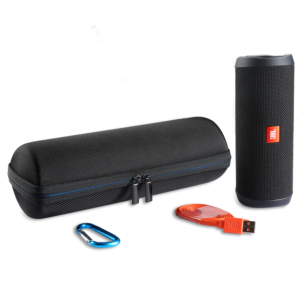 Protective Travel Case for JBL Flip 4 Bluetooth Speaker with Cable Slot eprolo