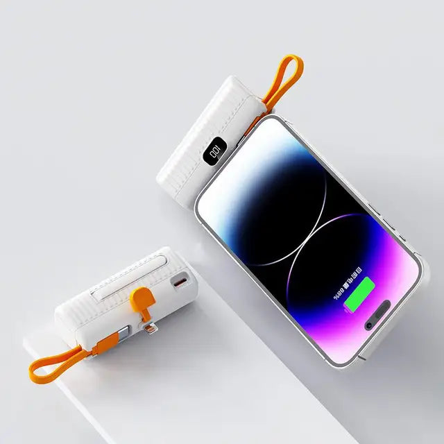 Mini 3000mAh/5000mAh Power Bank Built-in Cable for iPhone & Type-C Devices eprolo