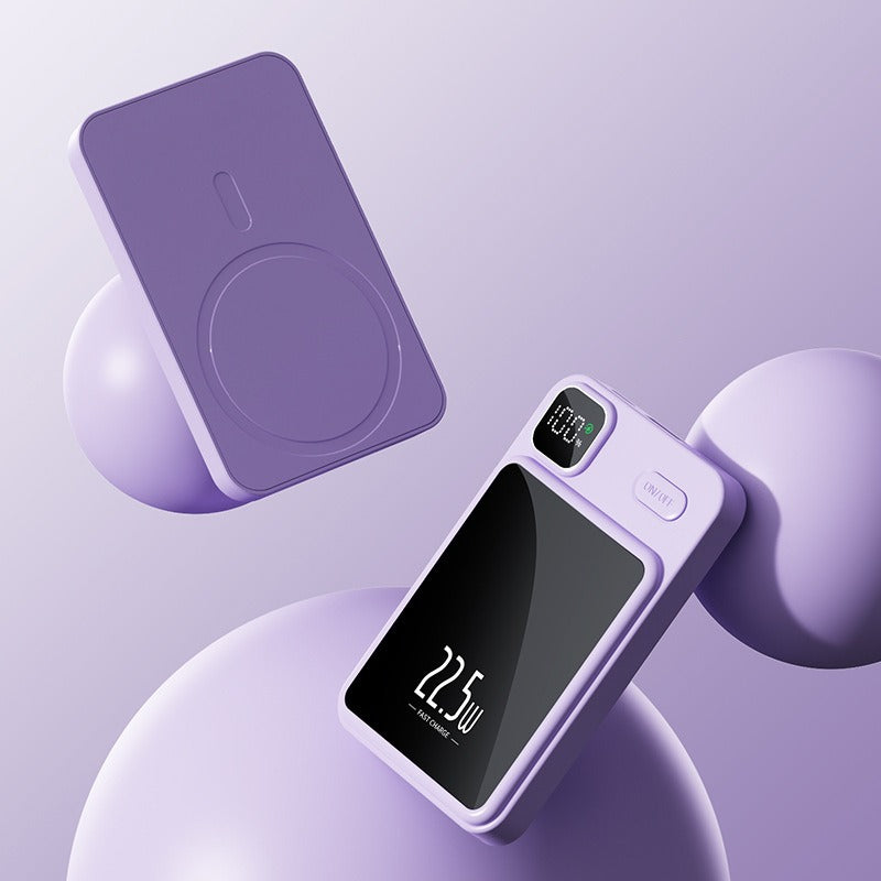 Magnetic Suction Power Bank 10000mAh Fast Wireless Charger Ultra-Thin Portable eprolo