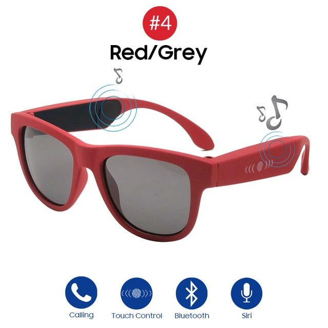 VIVIBEE G1 Bone Conduction Bluetooth Smart Sunglasses Polarized Audio UV400 eprolo