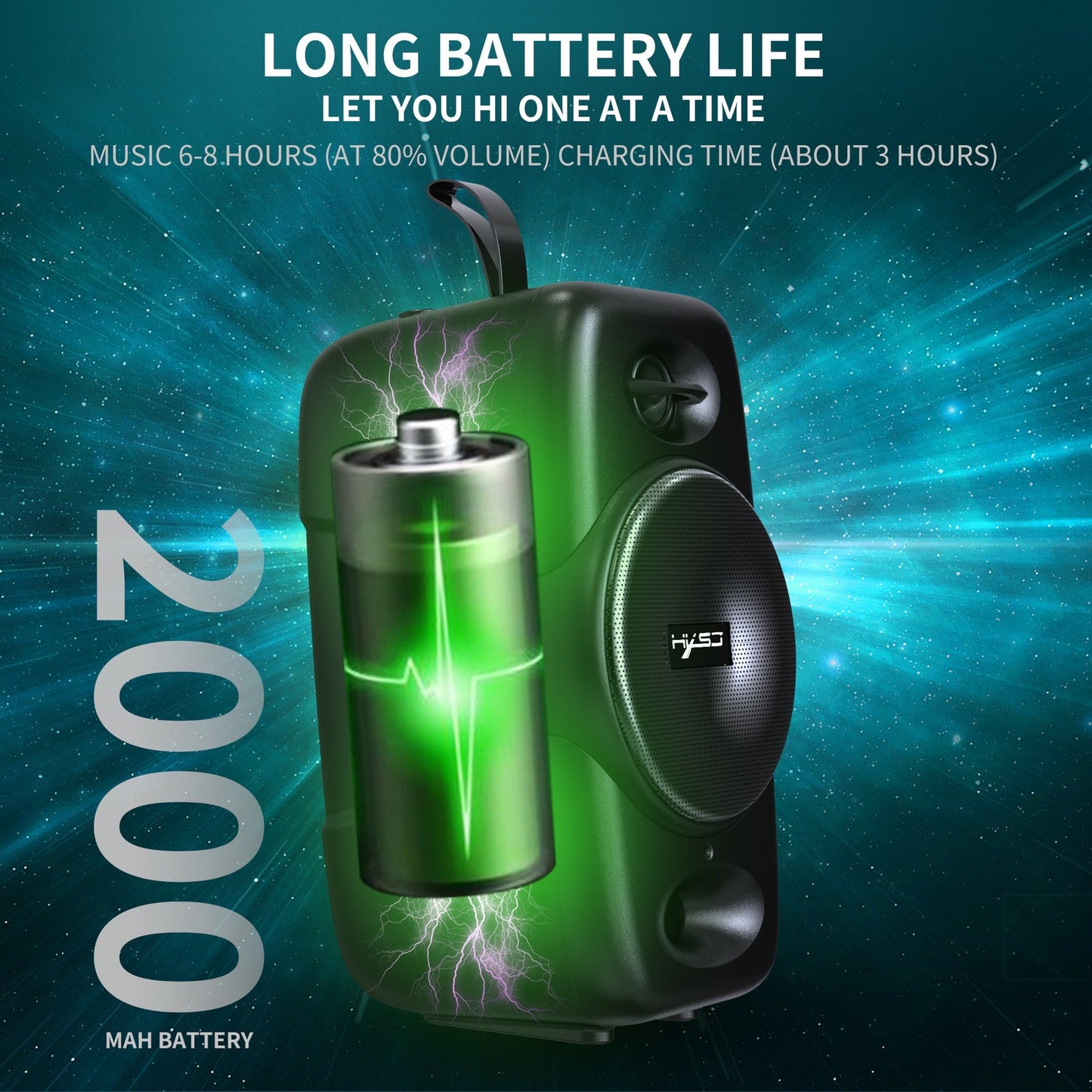 HXSJ R2088 Bluetooth 5.0 Speaker, 10W Portable Wireless Speaker w/ TWS, 2000mAh Battery eprolo