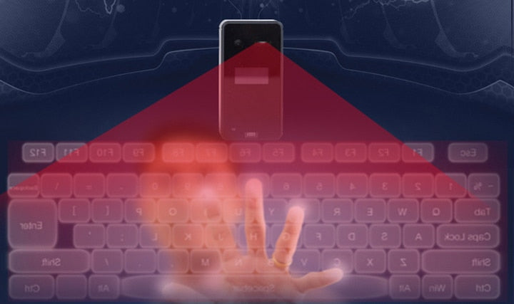 Bluetooth Laser Projection Keyboard for iPhone, Android, iPad, Tablet, PC - Portable Wireless Virtual Keyboard eprolo