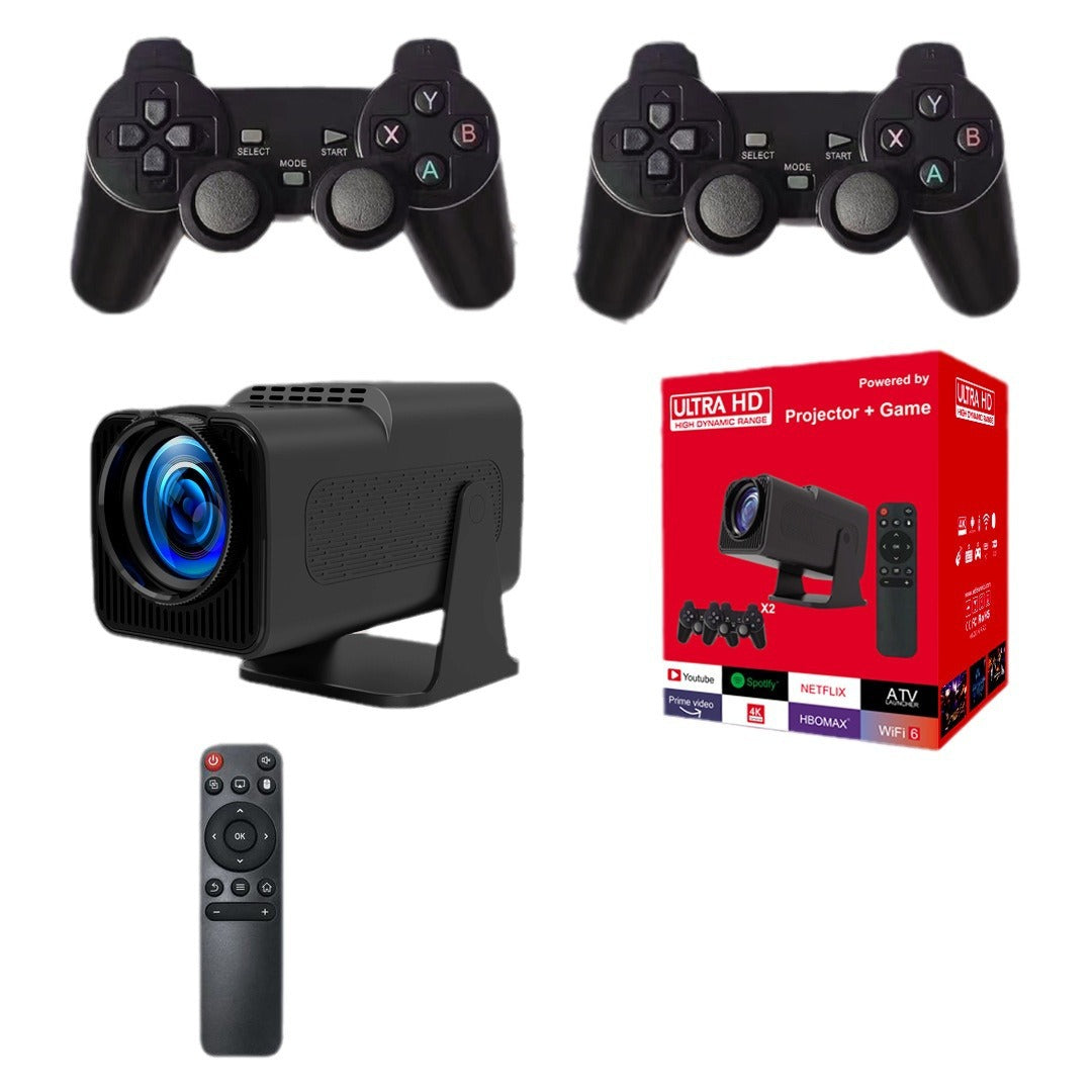 HY320 2-in-1 4K Game Projector & Console, 2.4G/5G WiFi, Android 11, 32GB ROM eprolo