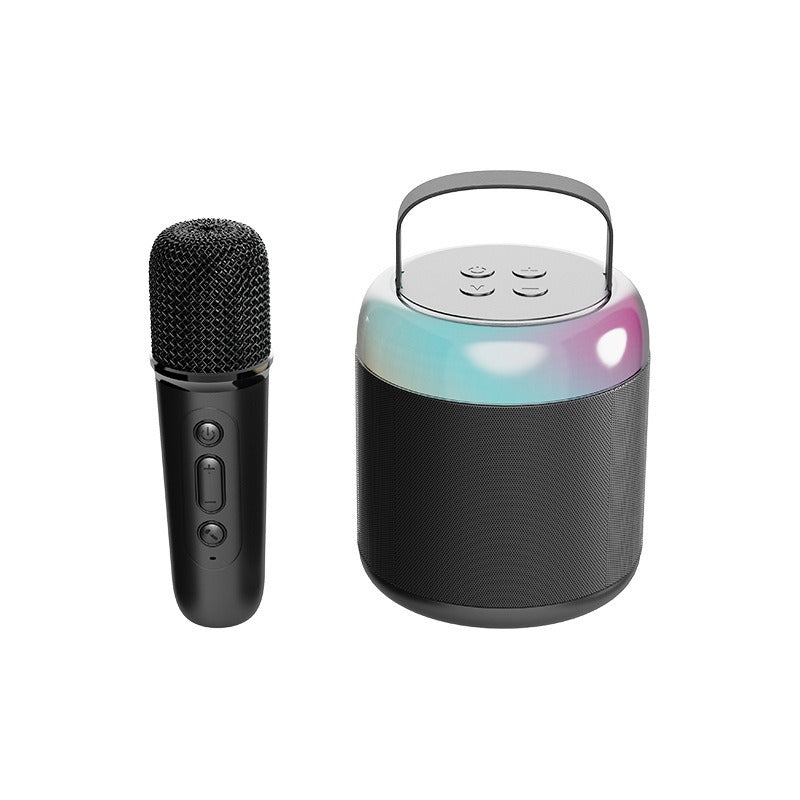 Y1 Mini Wireless Karaoke Bluetooth Speaker w/ Wireless Mic, Portable Home KTV eprolo