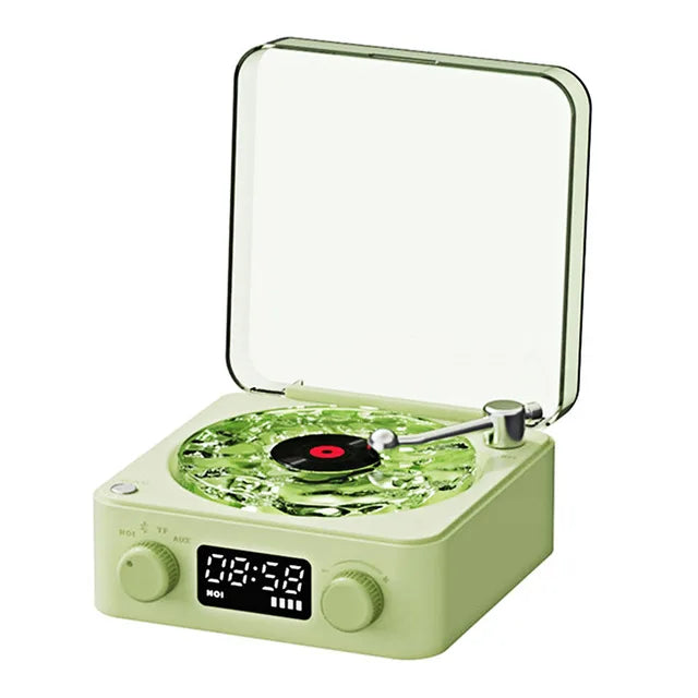Mini Retro White Noise Bluetooth Speaker Sleep Aid Subwoofer RGB Light TF Card Portable eprolo