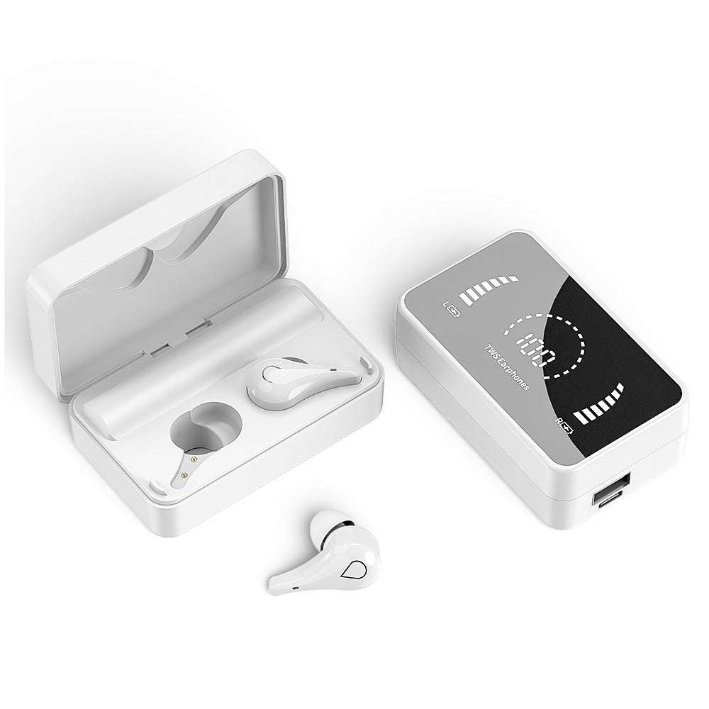 H3 HD Mirror Display Touch Bluetooth 5.0 Earphones with 3500mAh Power Bank Case eprolo