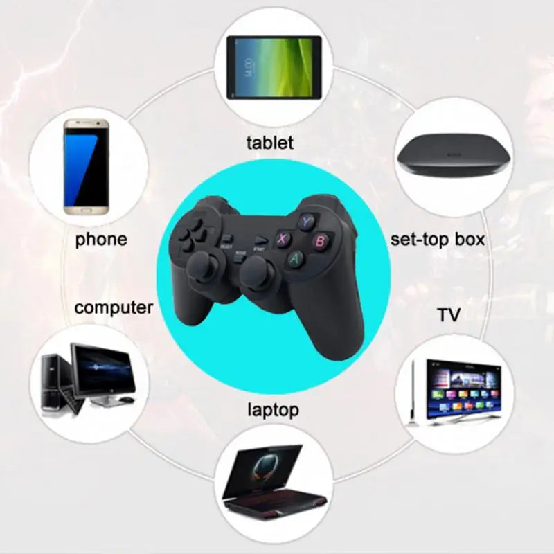 Cewaal 2.4G Wireless Gamepad for PS3/Android/Windows/TV Box - Black eprolo