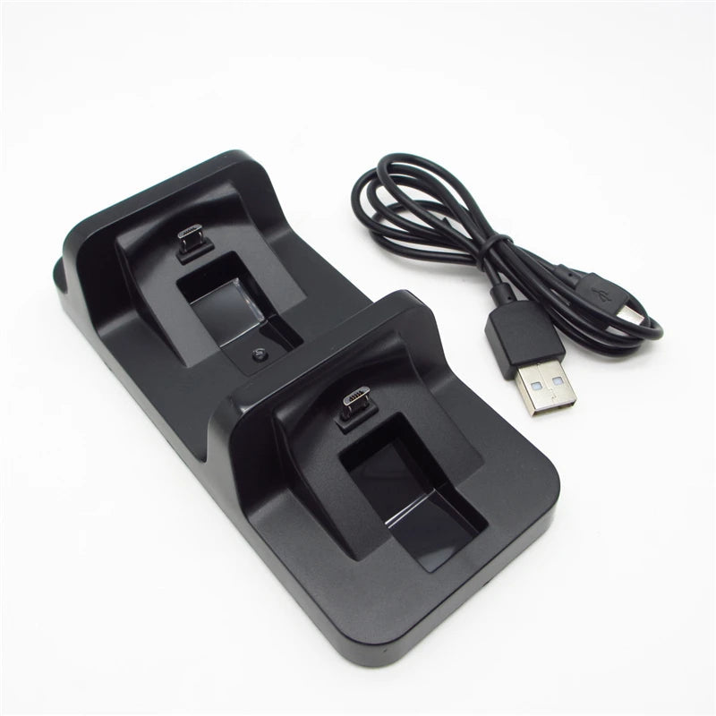 Dual USB PS4 Controller Charging Dock, Wireless Charger Stand for Playstation 4 w/ 0.8m Cable eprolo