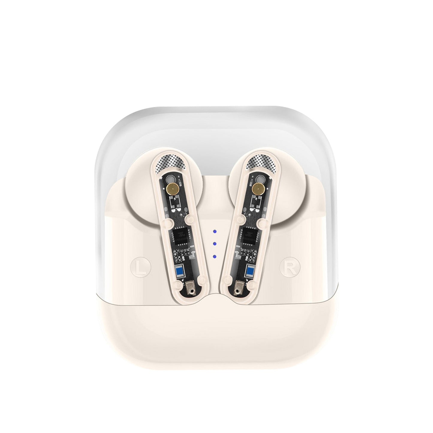 AKZ-S26 Wireless Sports Earphones, Mini Transparent Shell, TWS, Heavy Bass, Type-C Charging eprolo