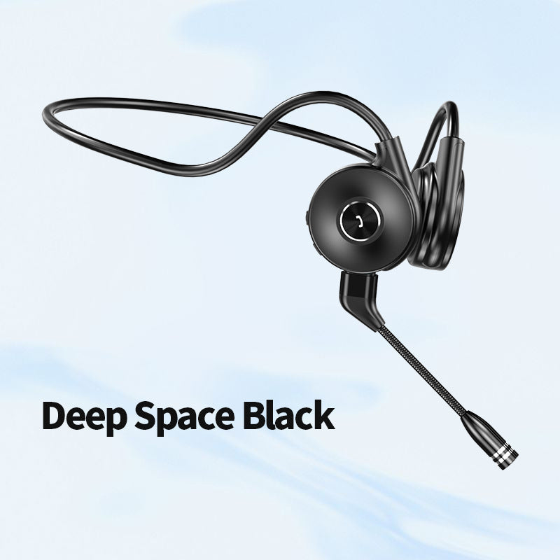 M1 Bone Conduction Bluetooth Headset - True Stereo, Lightweight, IPX5 Waterproof for Gaming, Running, and Sports eprolo