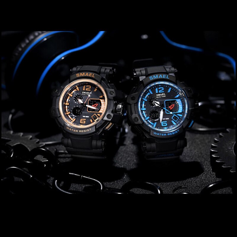 SMAEL 1509 Men's Military Sport Watch Waterproof Digital Quartz Wristwatch eprolo
