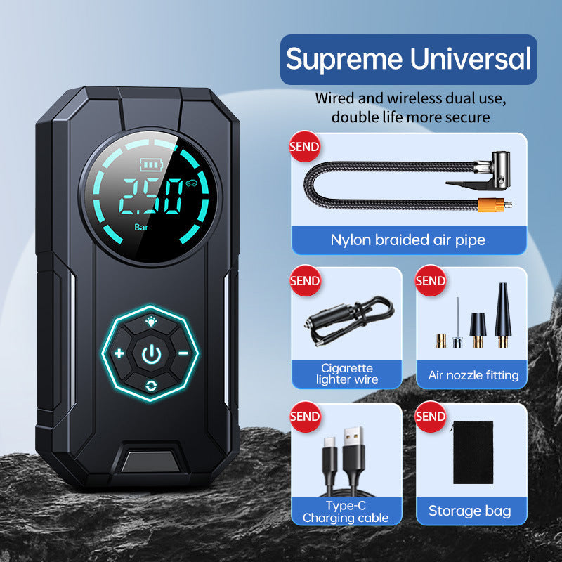 YS03 Portable Jump Starter & Air Pump All-in-One Car Tire Inflator Emergency Power eprolo