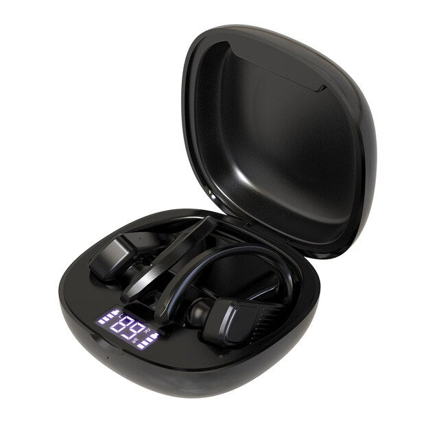 T11 LED Display Bluetooth Earphones - Wireless 8D Stereo, IPX5 Waterproof, 800mAh Charging Case eprolo