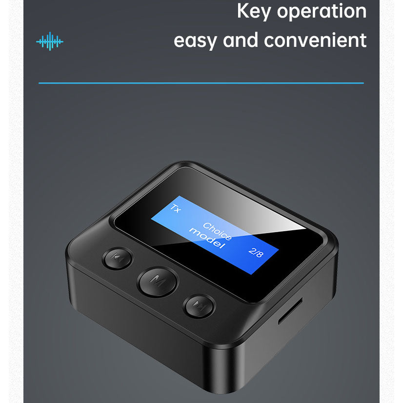 C39S Bluetooth 5.0 Adapter 2-in-1 Transmitter & Receiver w/ LCD Display eprolo