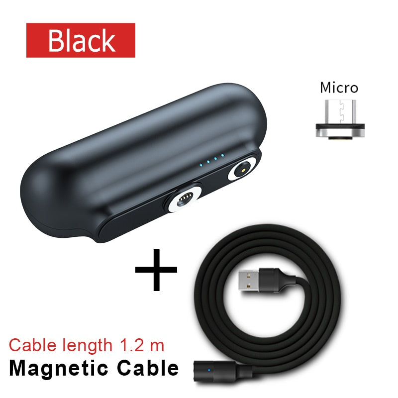 Magnetic Power Bank 2600mAh Portable Charger for iPhone Android Type-C - Mini Wireless External Battery eprolo