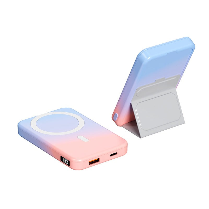 A27-1 10000mAh Magnetic Wireless Power Bank 22.5W Fast-Charger & Stand - Lumic Deals