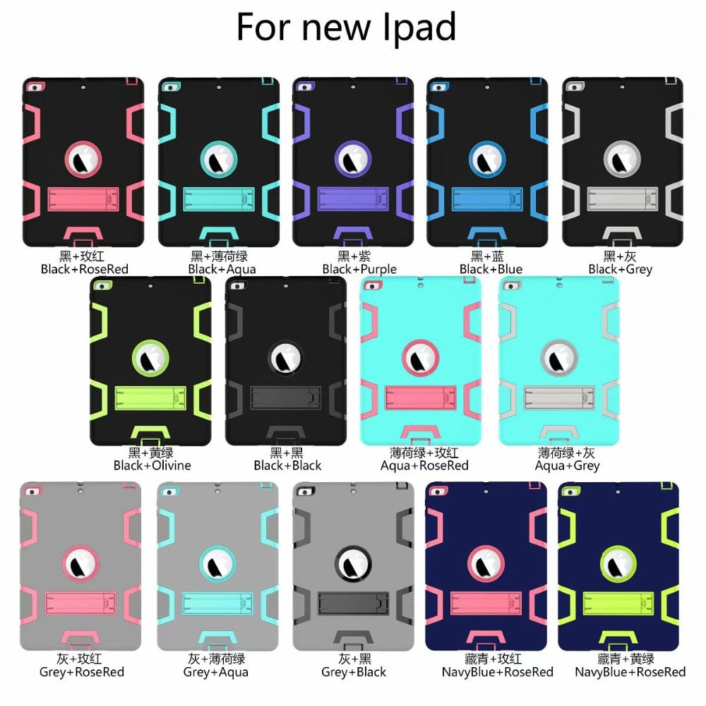Heavy Duty Kids Armor Case for iPad 2/3/4 – Shockproof Cover eprolo