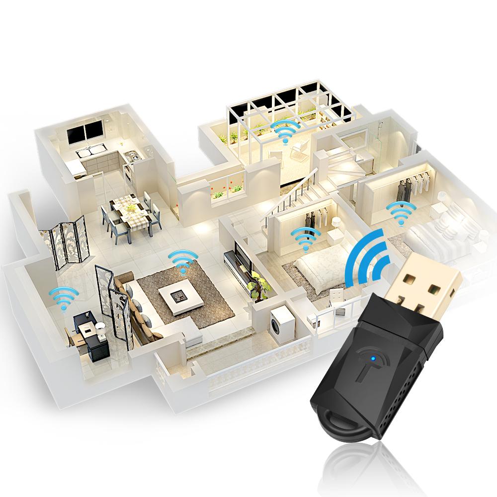 Rocketek 300 Mbps USB Wi‑Fi Adapter 2.4 GHz 802.11n/g/b Driver‑Packed eprolo