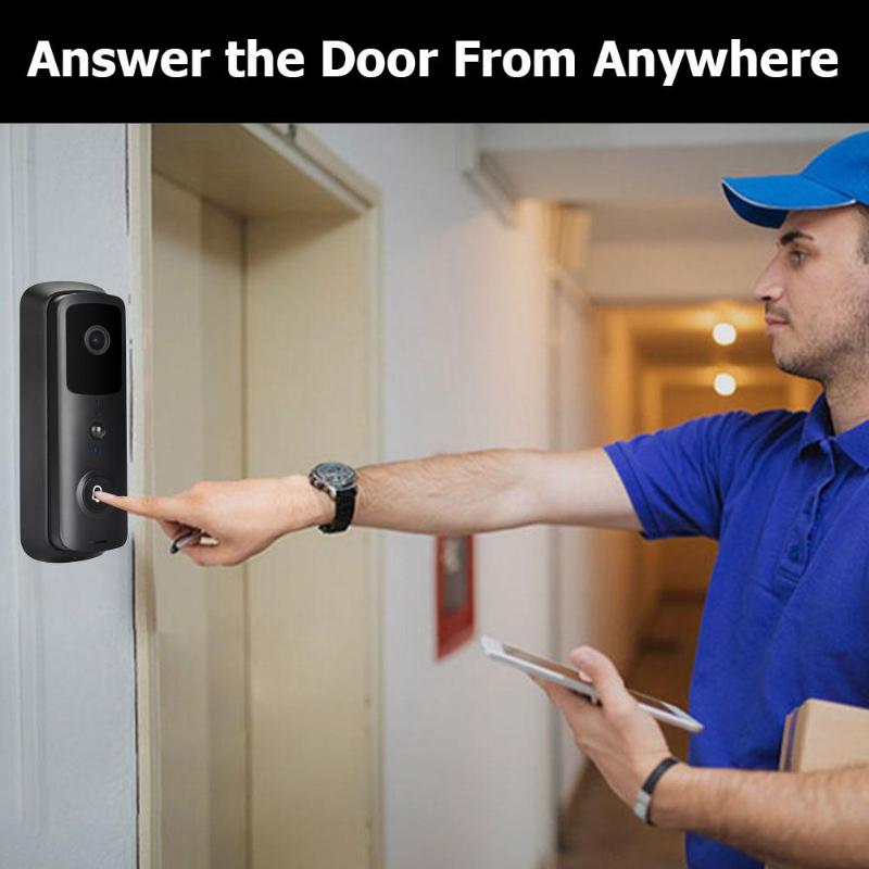 V30 1080P WiFi Video Doorbell with PIR & Two‑Way Audio – No Chime Receiver eprolo