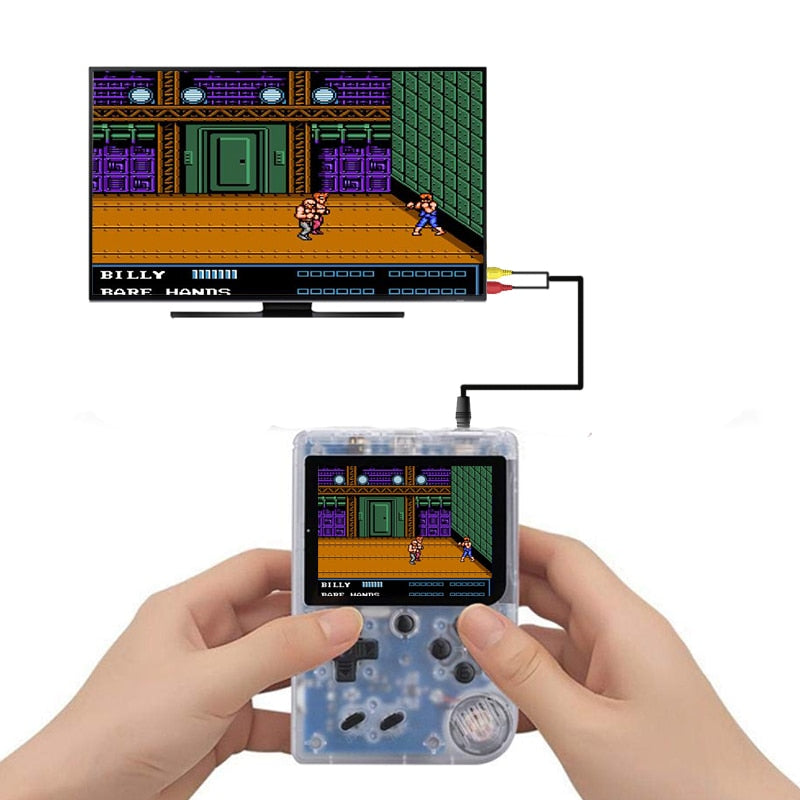 Retro FC Handheld Game Console - 3 Inch, 168 Built-in Games, TV Output eprolo