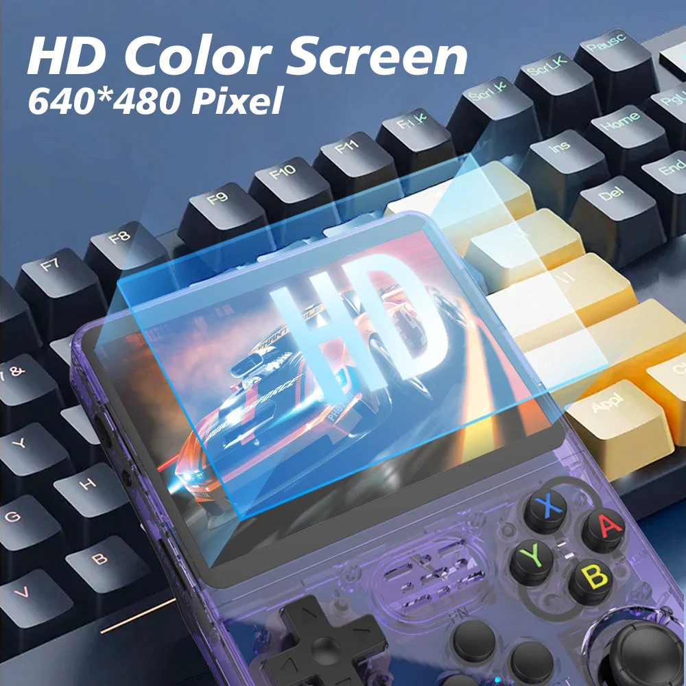 R36S Open Source Handheld Game Console Retro Arcade 3D Dual System 128GB/64GB eprolo