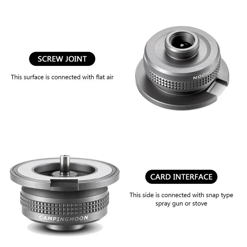 CAMPINGMOON Z13 Magnetic Butane Gas Adapter for High Altitude Camping Stoves eprolo